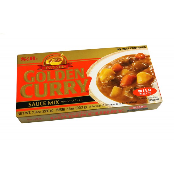 S & B Golden Curry 220g - Made in Japan (Mild) 